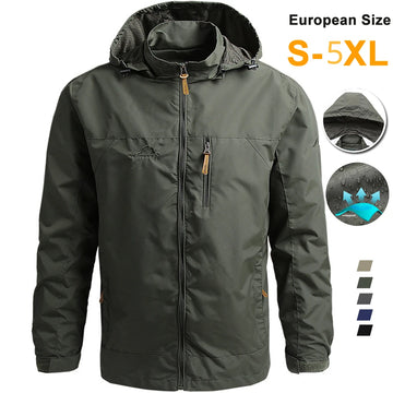 Windbreaker Men Tactical Jacket Waterproof
